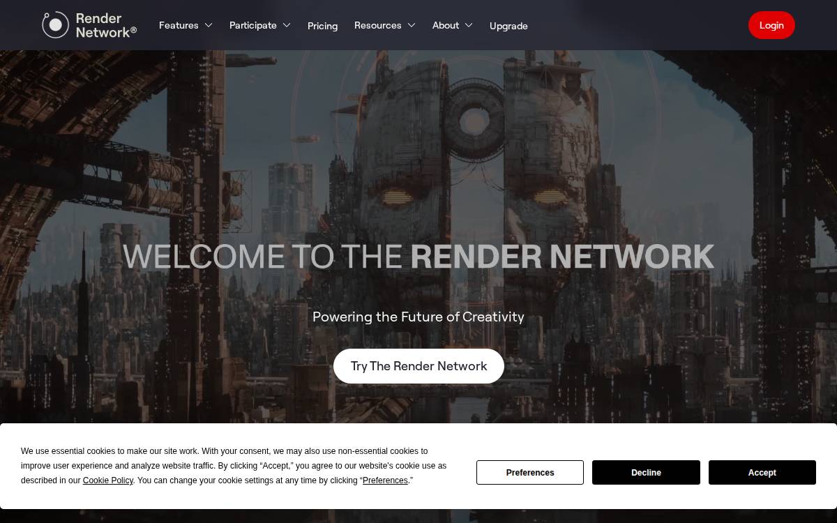 Render website preview