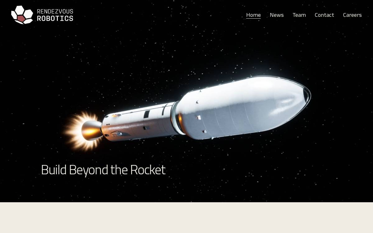 Rendezvous Robotics website preview