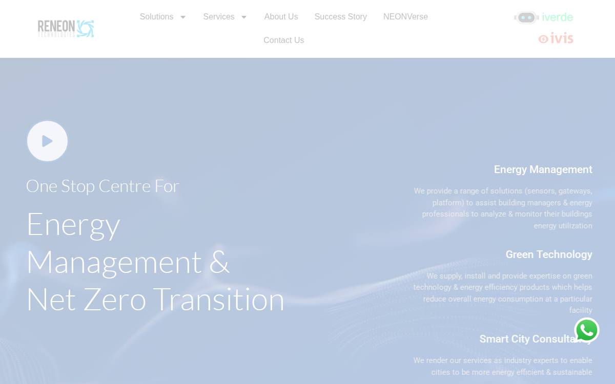 Reneontech website preview