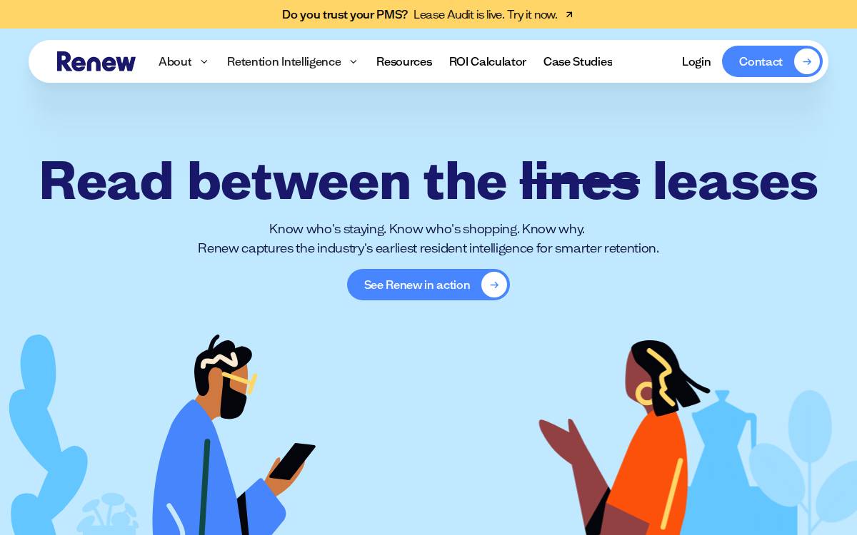 Renew website preview
