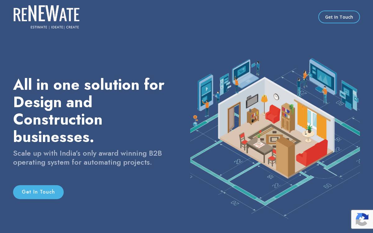 Renewate website preview