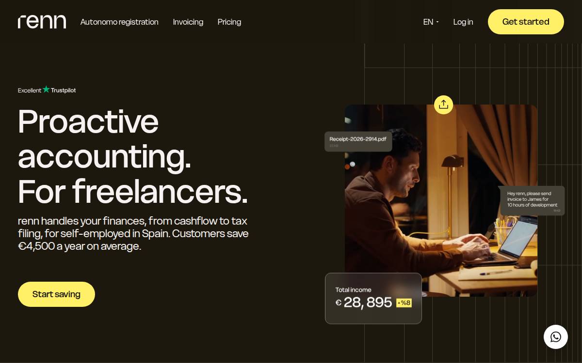 Renn website preview