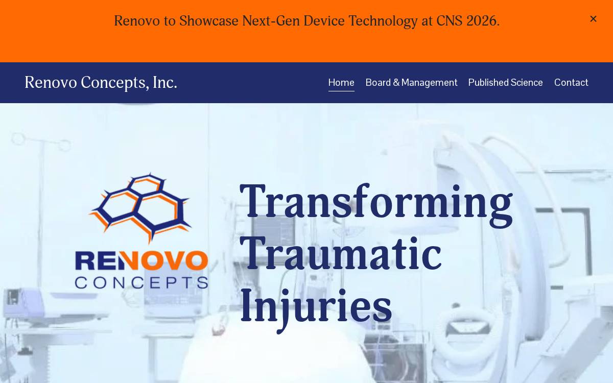 Renovo Concepts website preview