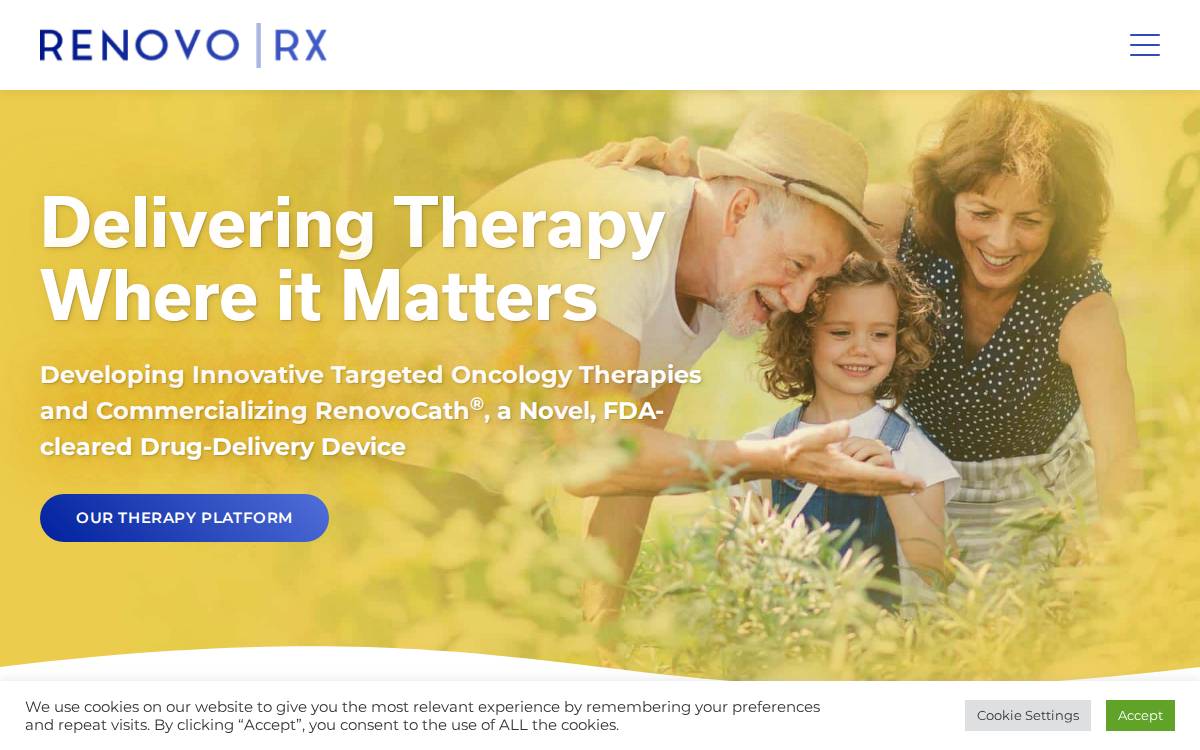 Renovo Rx website preview