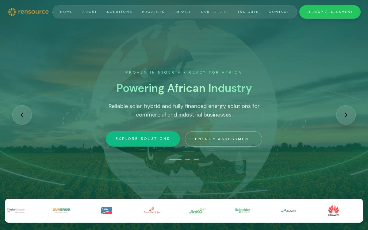 Rensource website preview