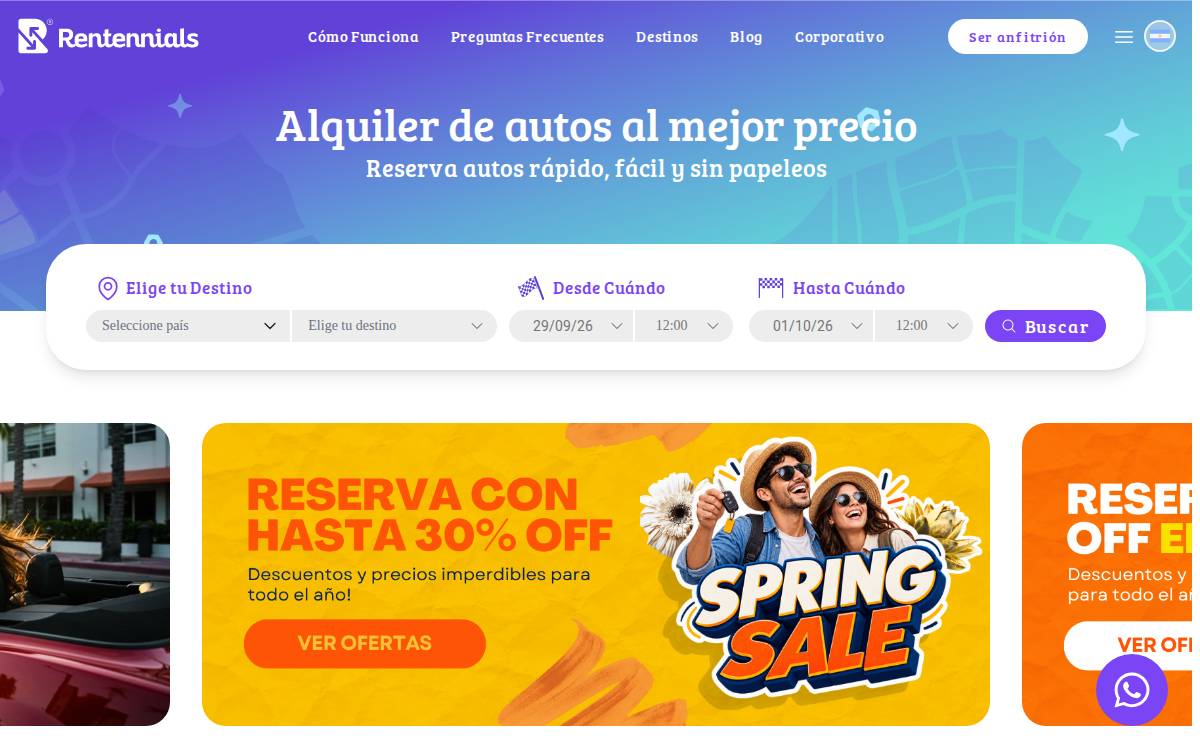 Rentennials website preview