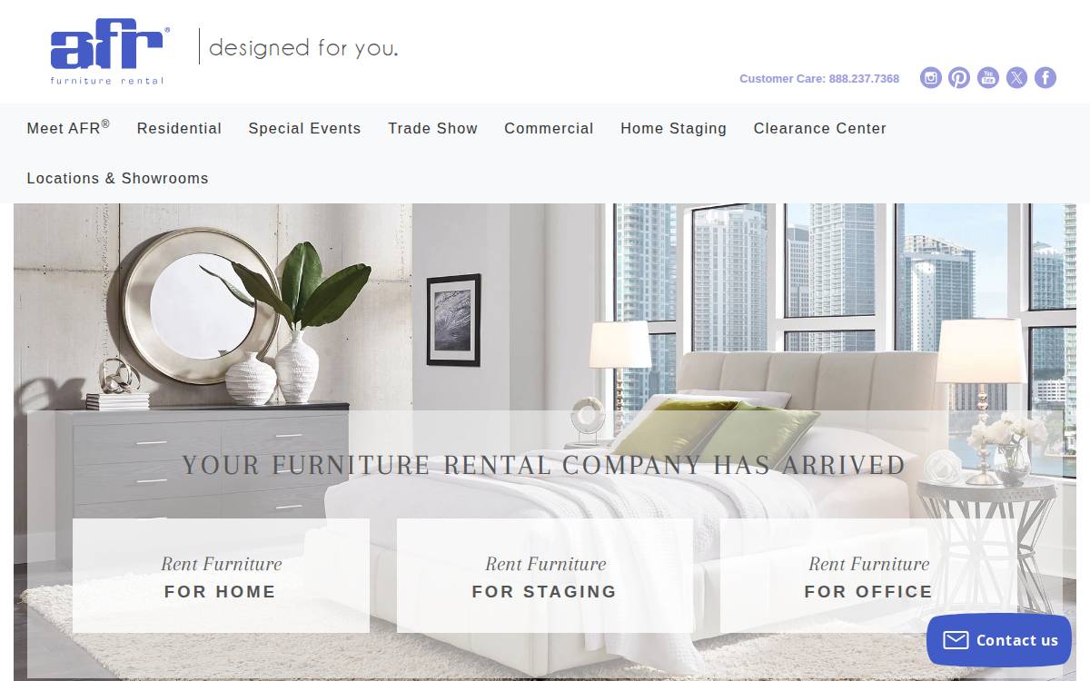 Rentfurniture website preview
