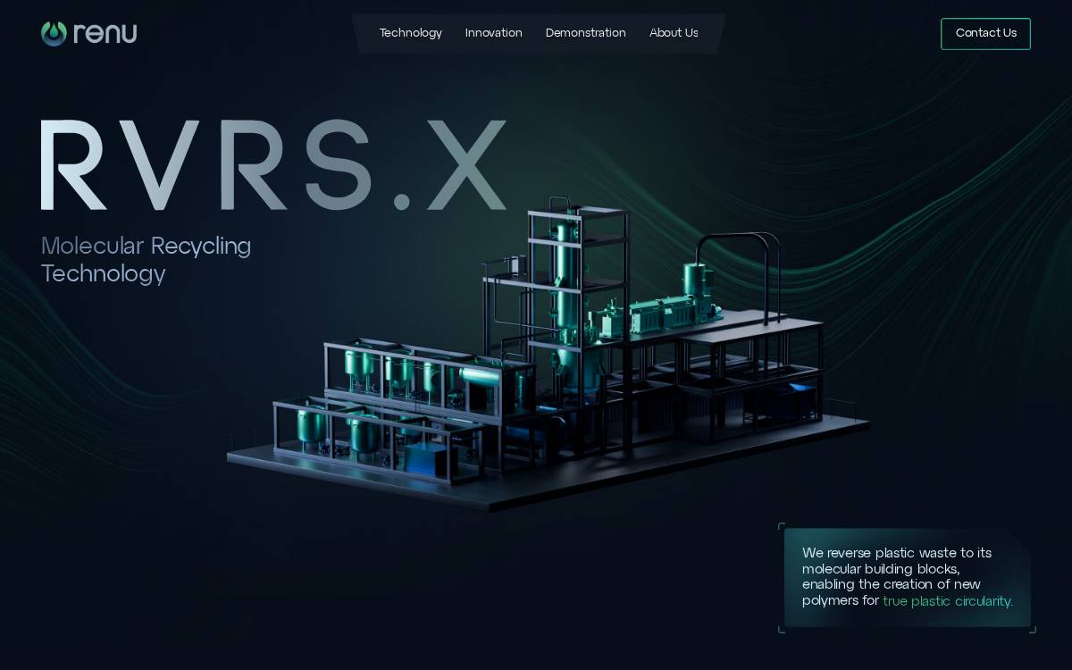 Renu Environmental website preview