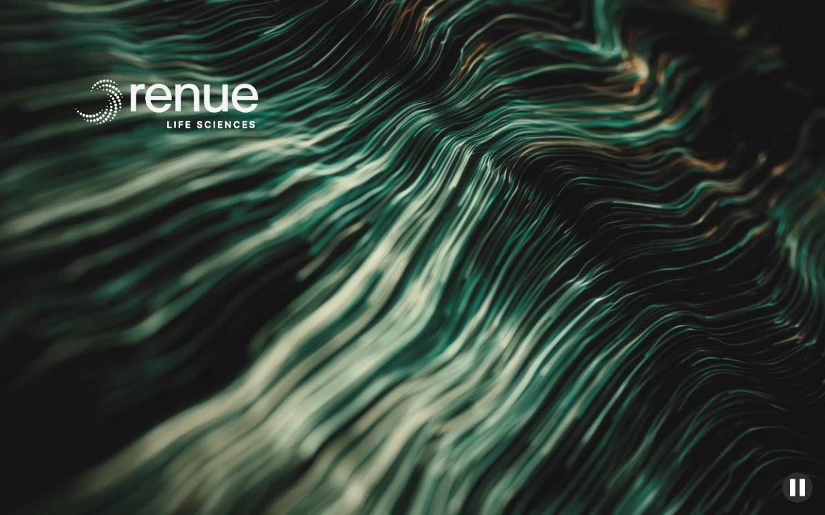Renue Life Sciences website preview