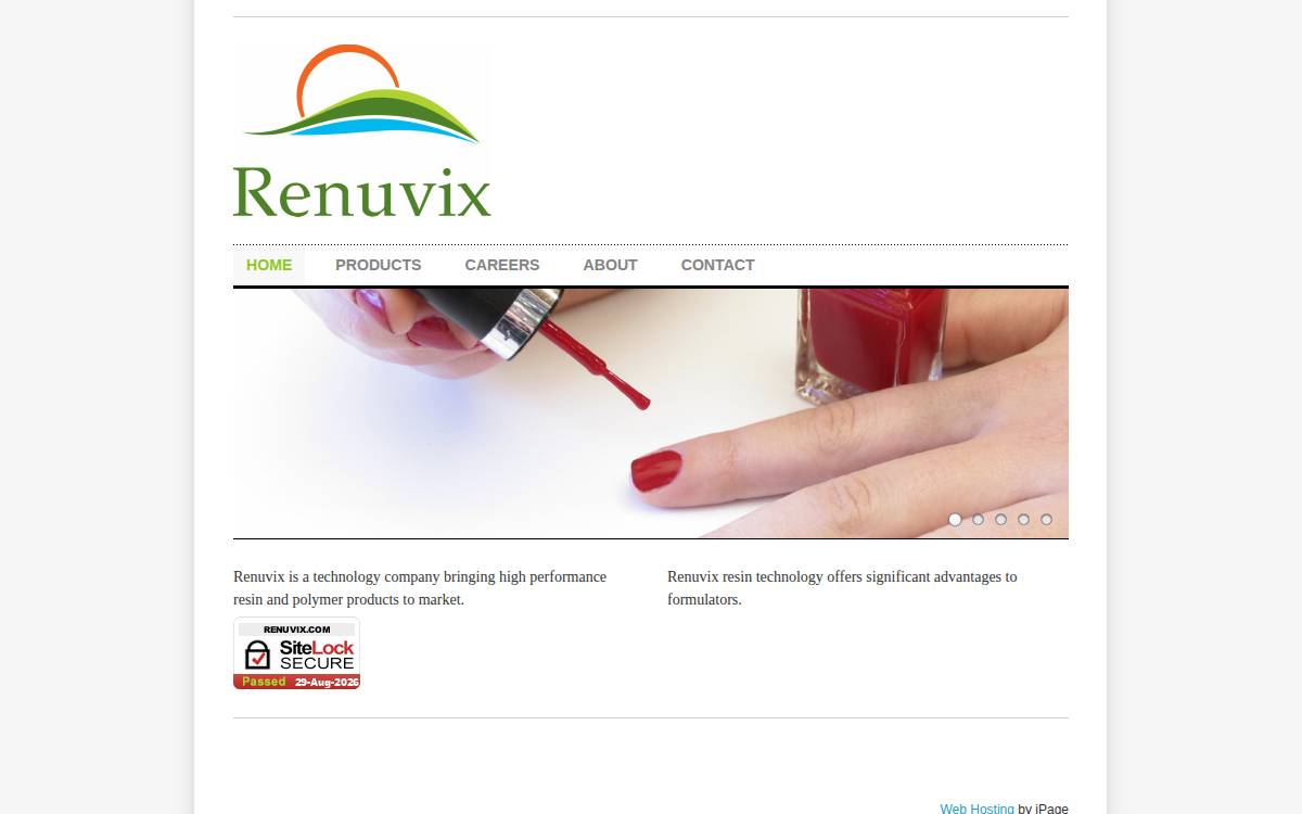 Renuvix website preview