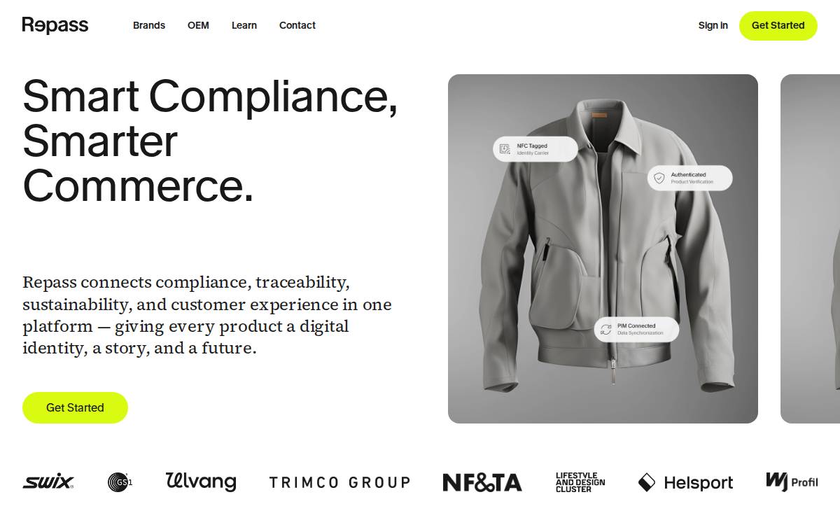 Repass website preview