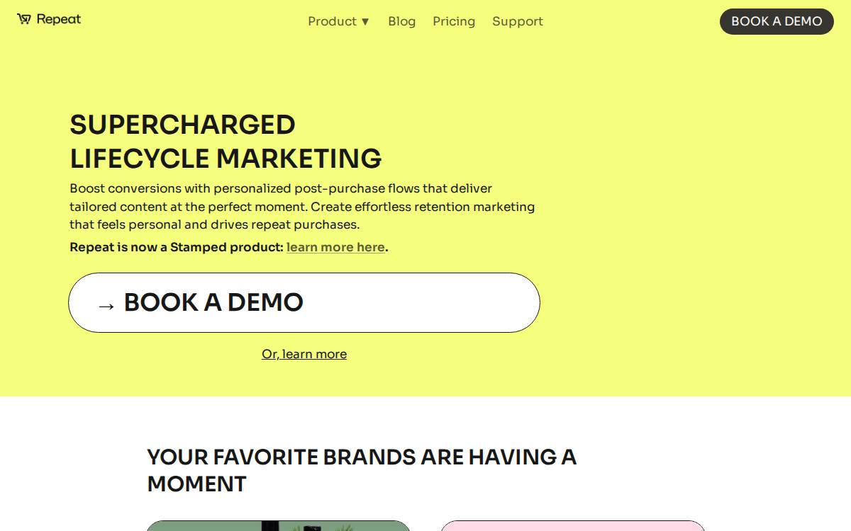 Repeat website preview