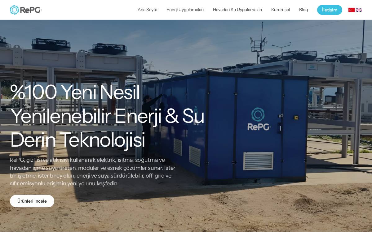Repg website preview