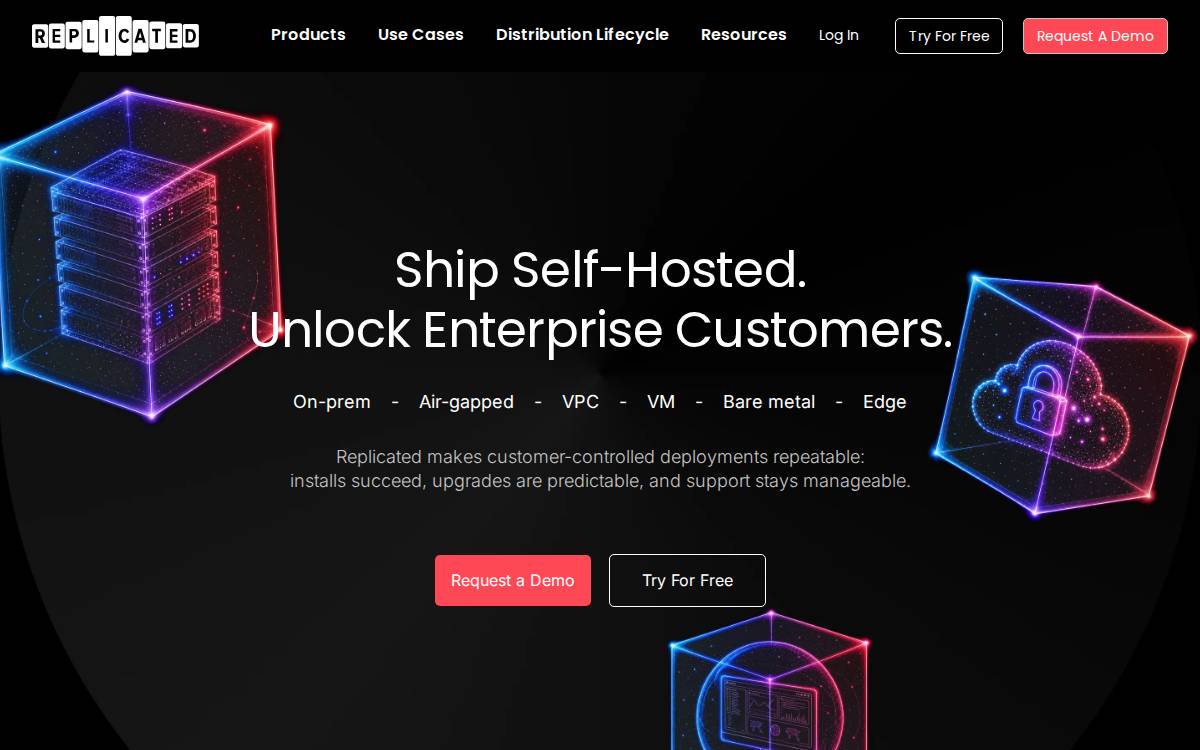 Replicated website preview