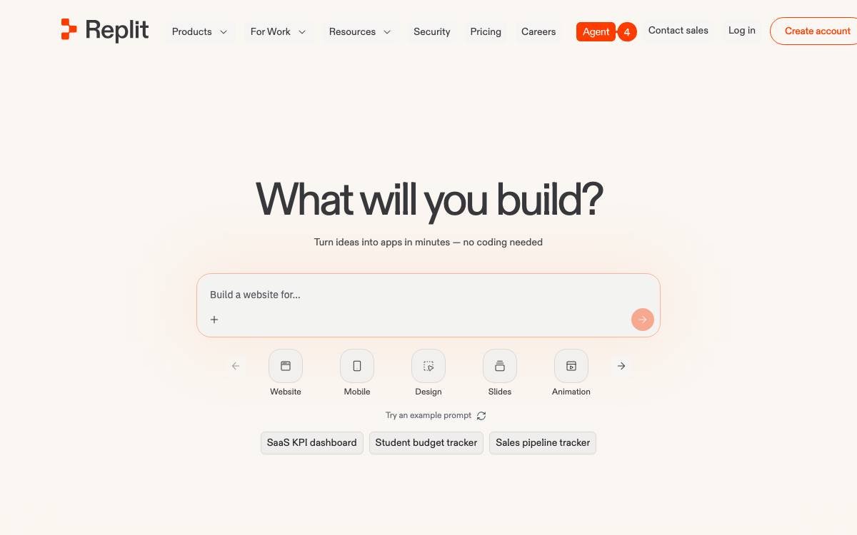 Replit website preview