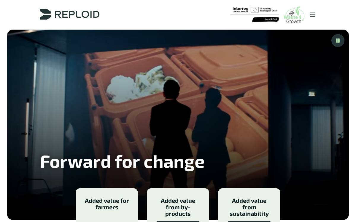 Reploid website preview