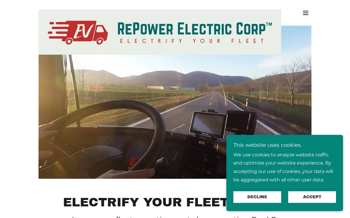 RePower Electric website preview