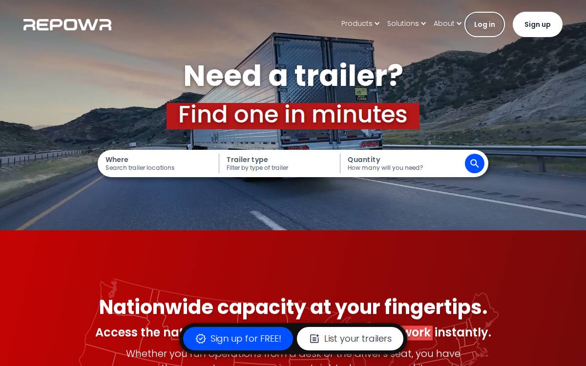 REPOWR website preview