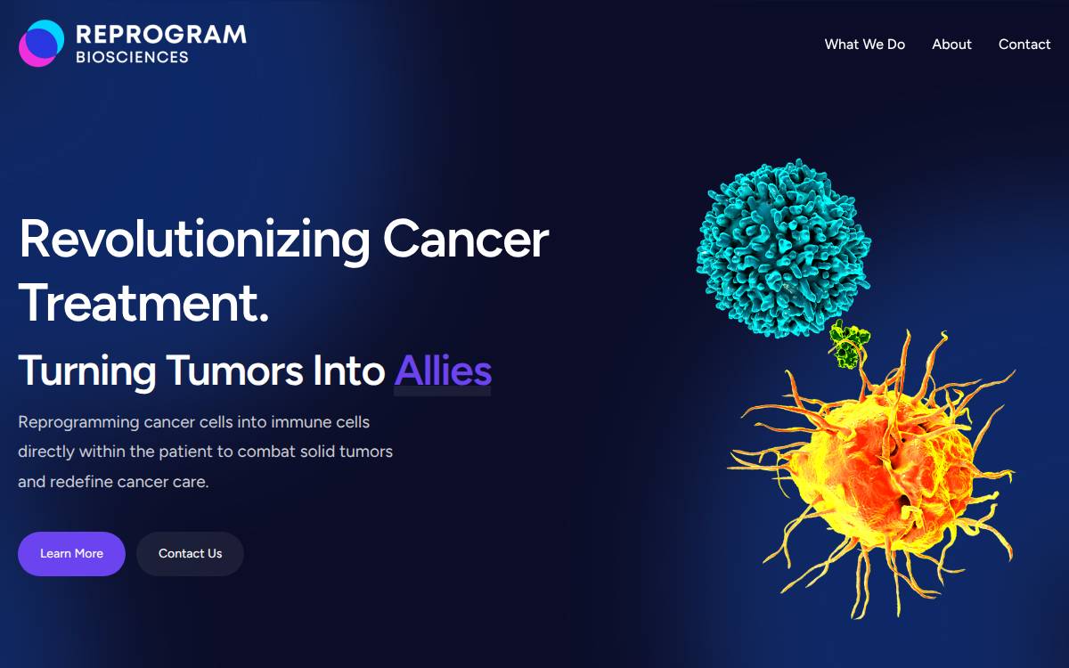 Reprogrambio website preview