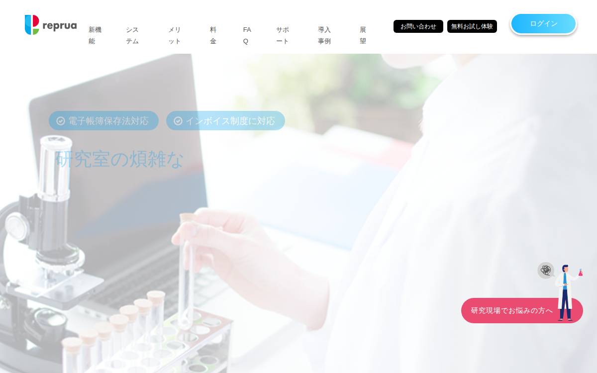 Reprua website preview