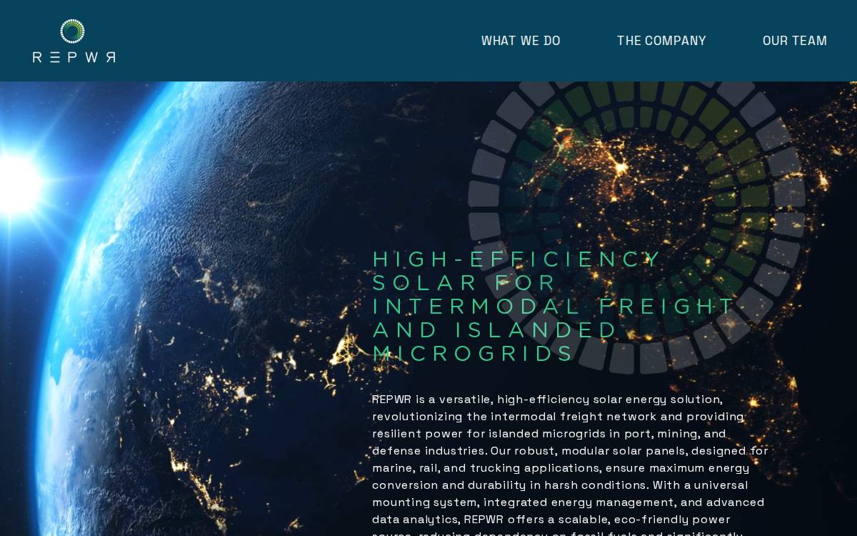REPWR Website website preview