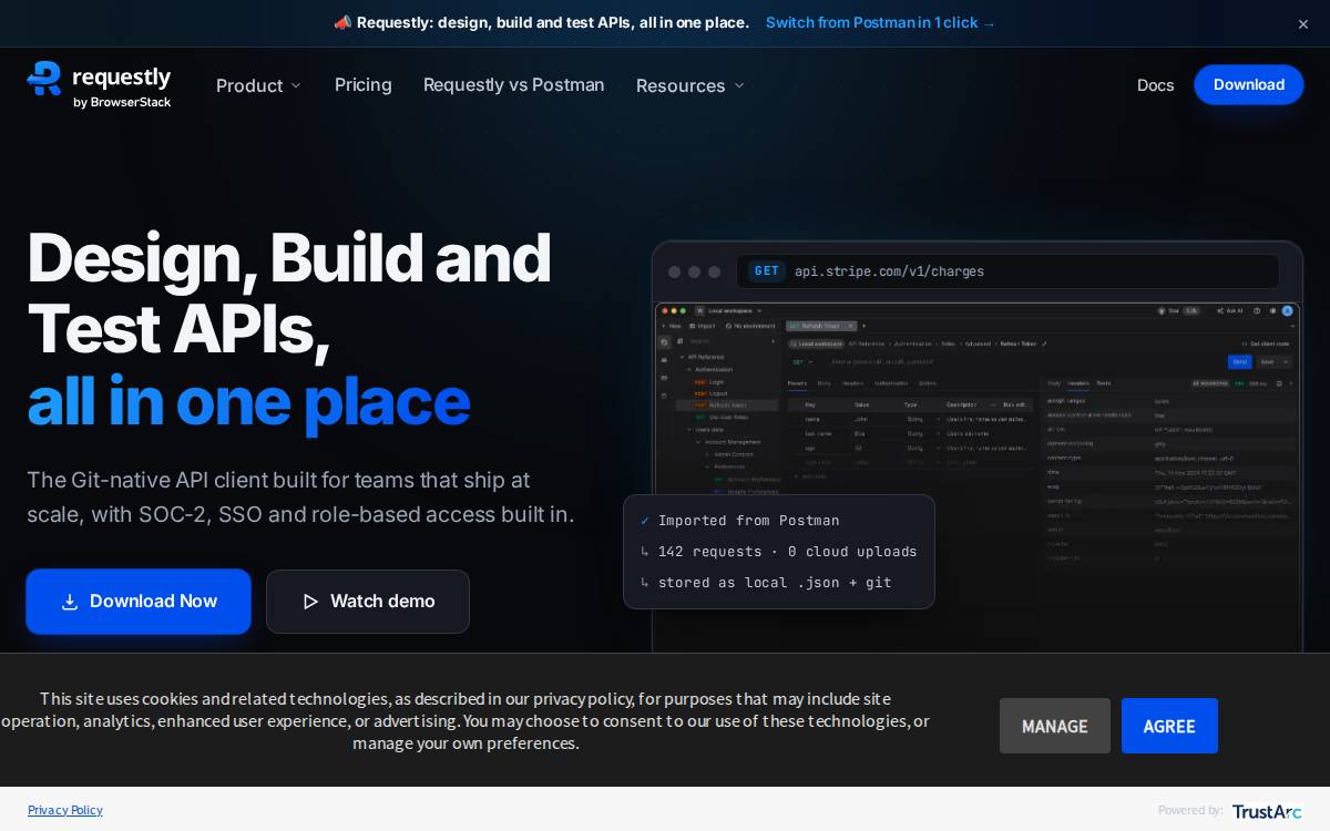 Requestly website preview