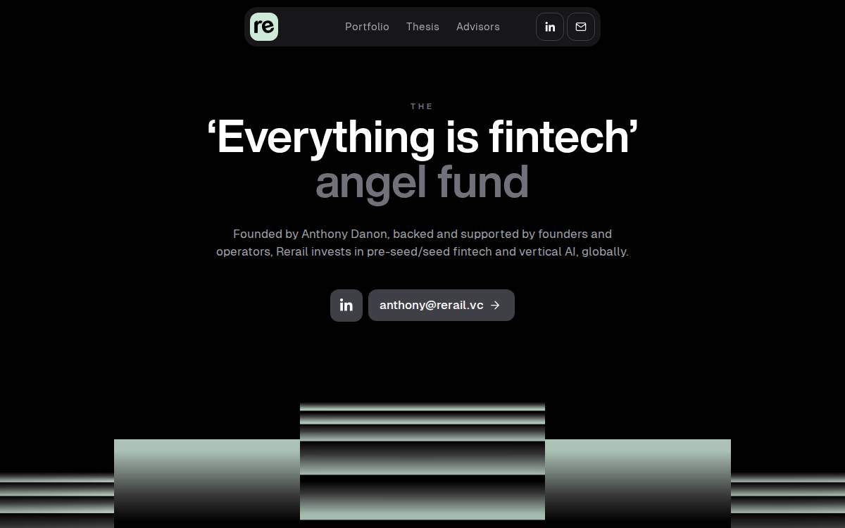 Rerail website preview
