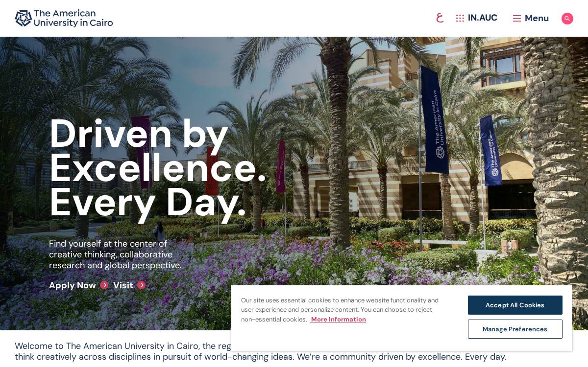 Research website preview