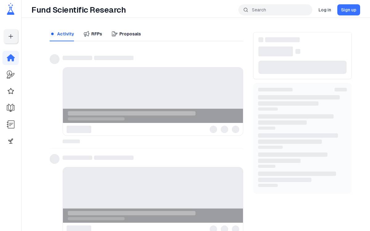 Research Hub website preview