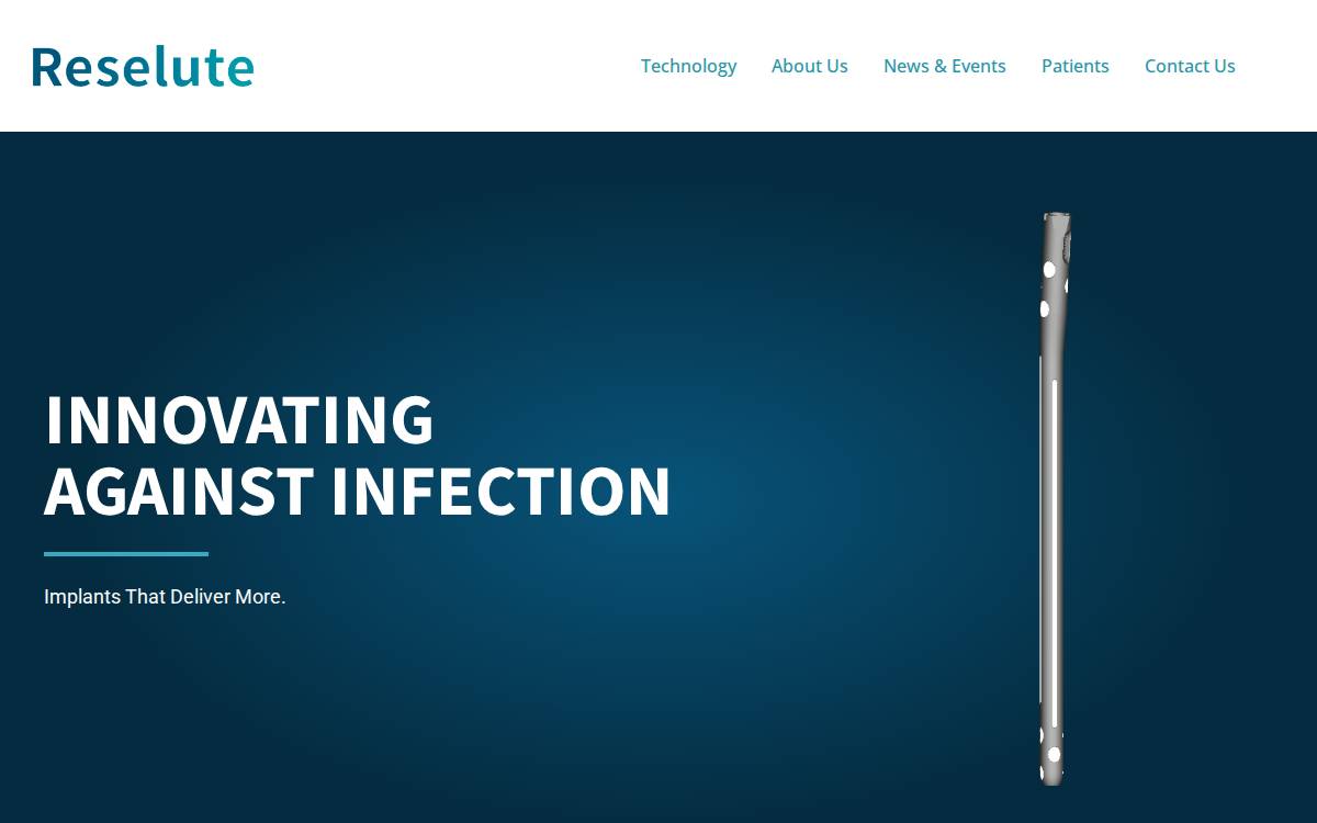 Reselute website preview