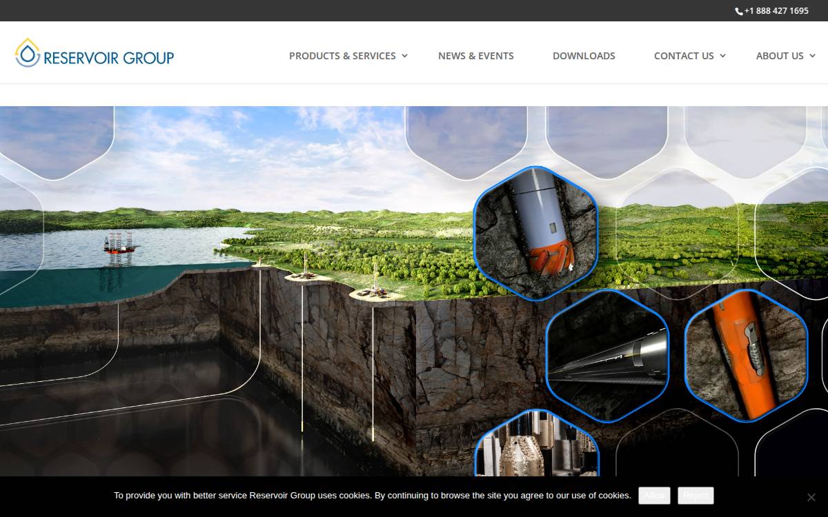 Reservoir Group website preview