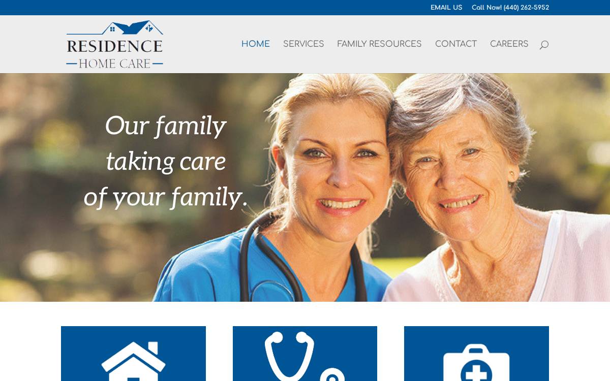 Residence website preview
