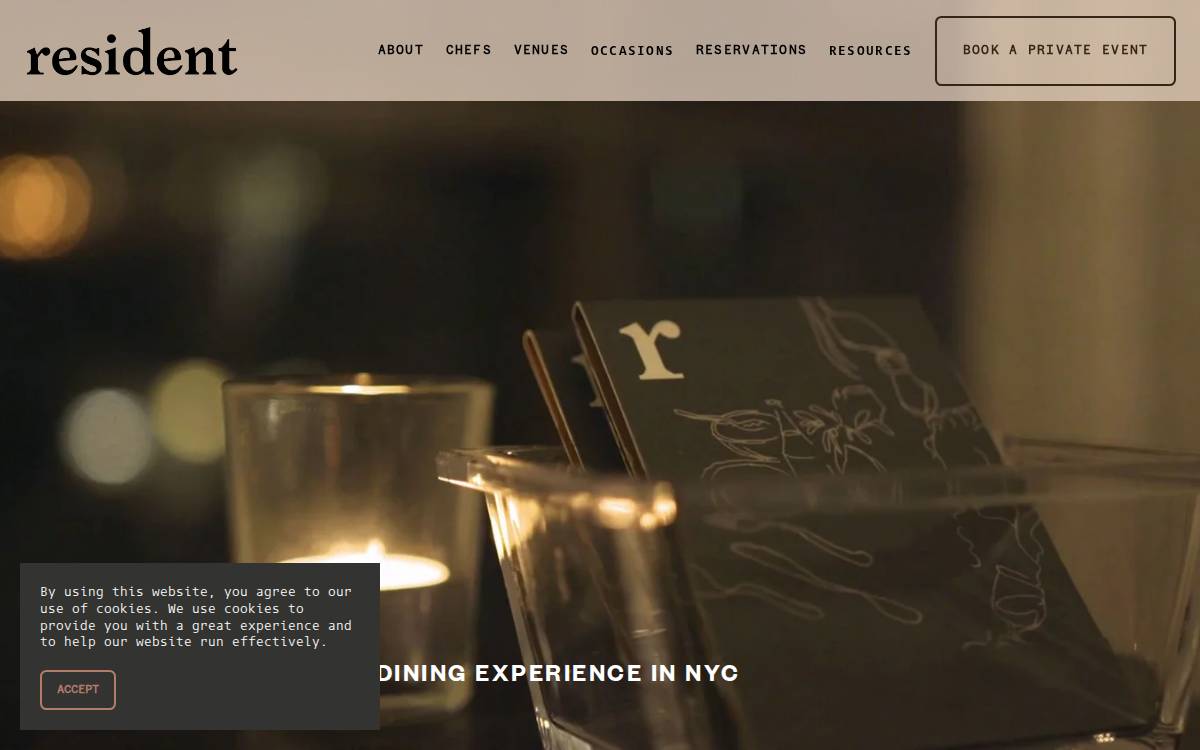 Resident website preview