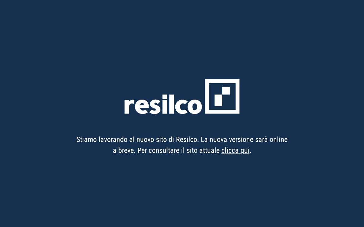 Resilco website preview