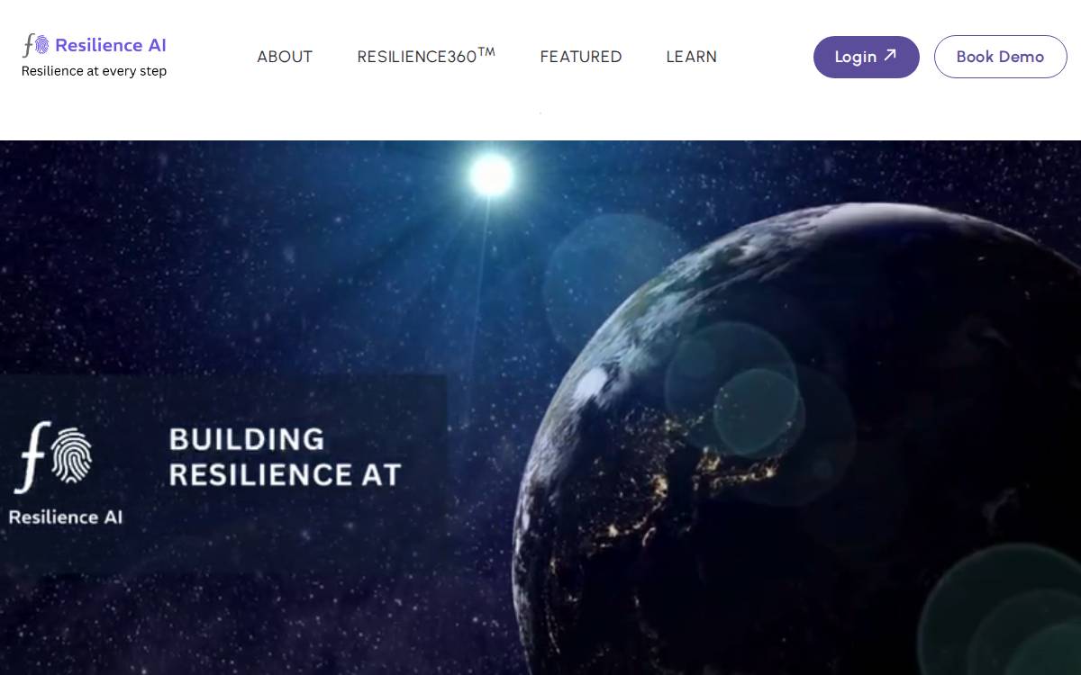 Resilience AI website preview