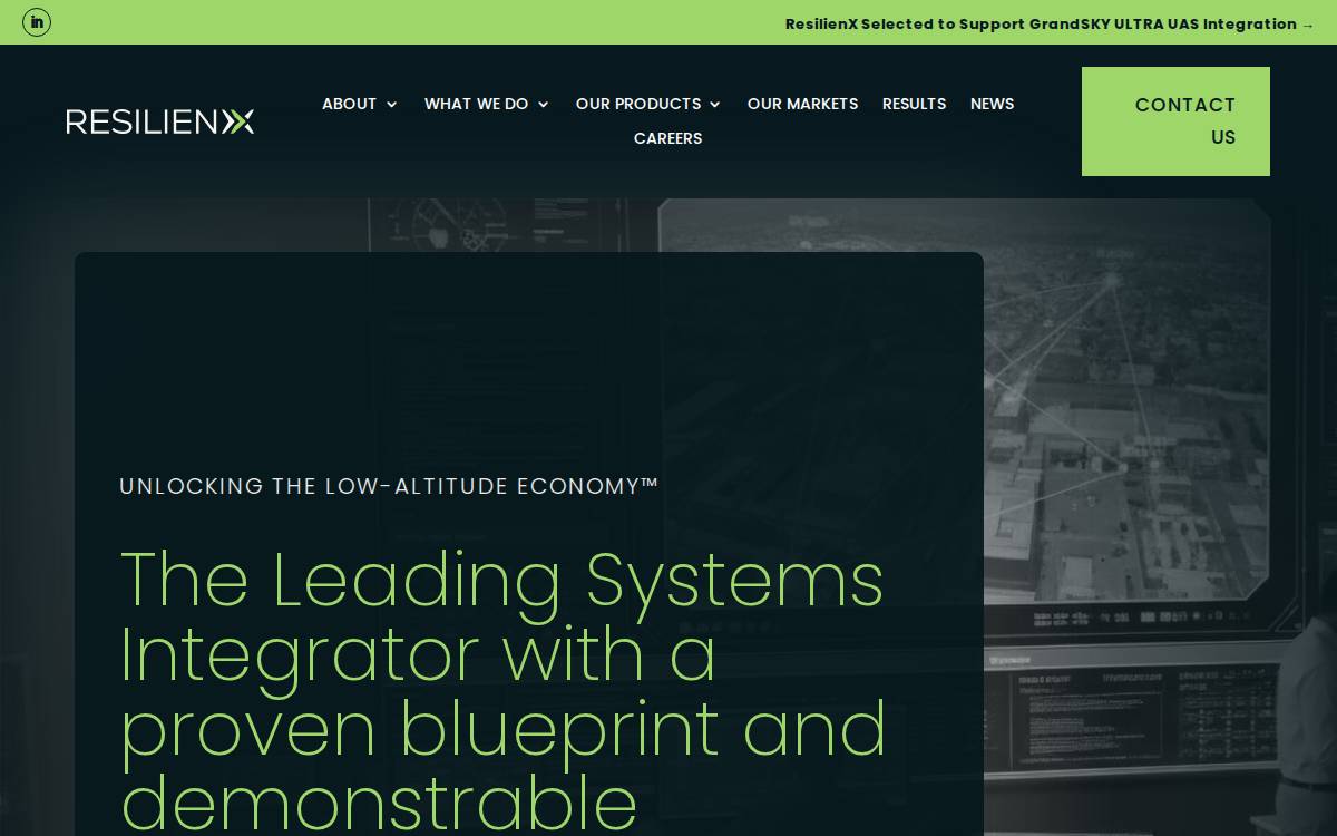 Resilienx website preview