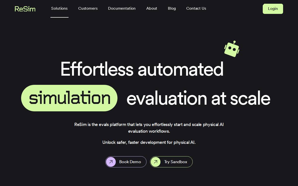 Resim website preview