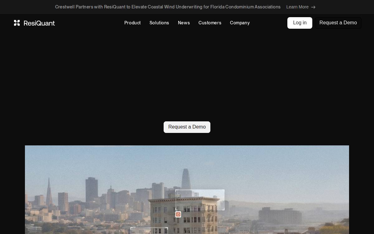 ResiQuant website preview