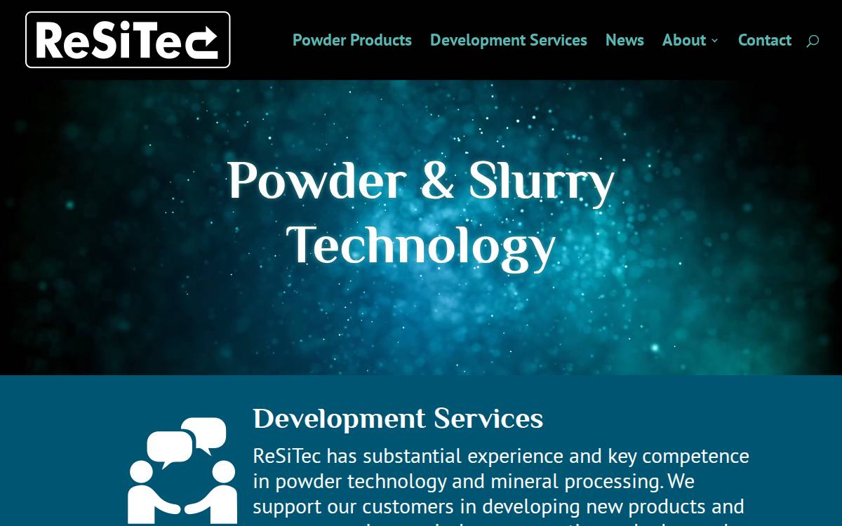 ReSiTec website preview