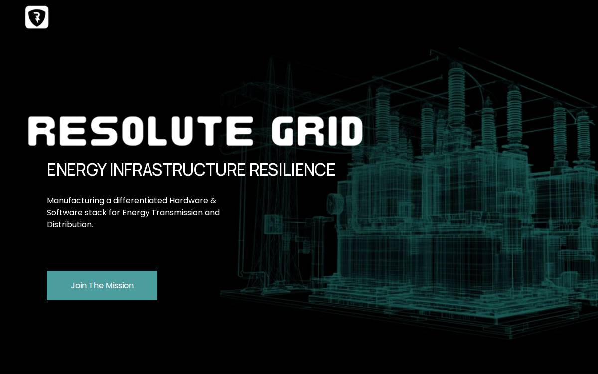Resolute Grid website preview