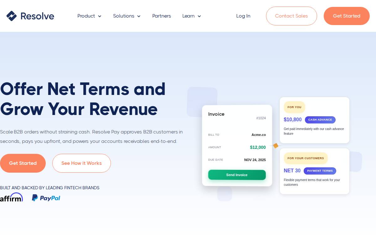 Resolve website preview