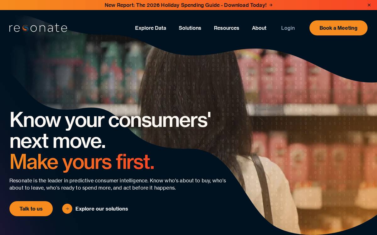 Resonate website preview