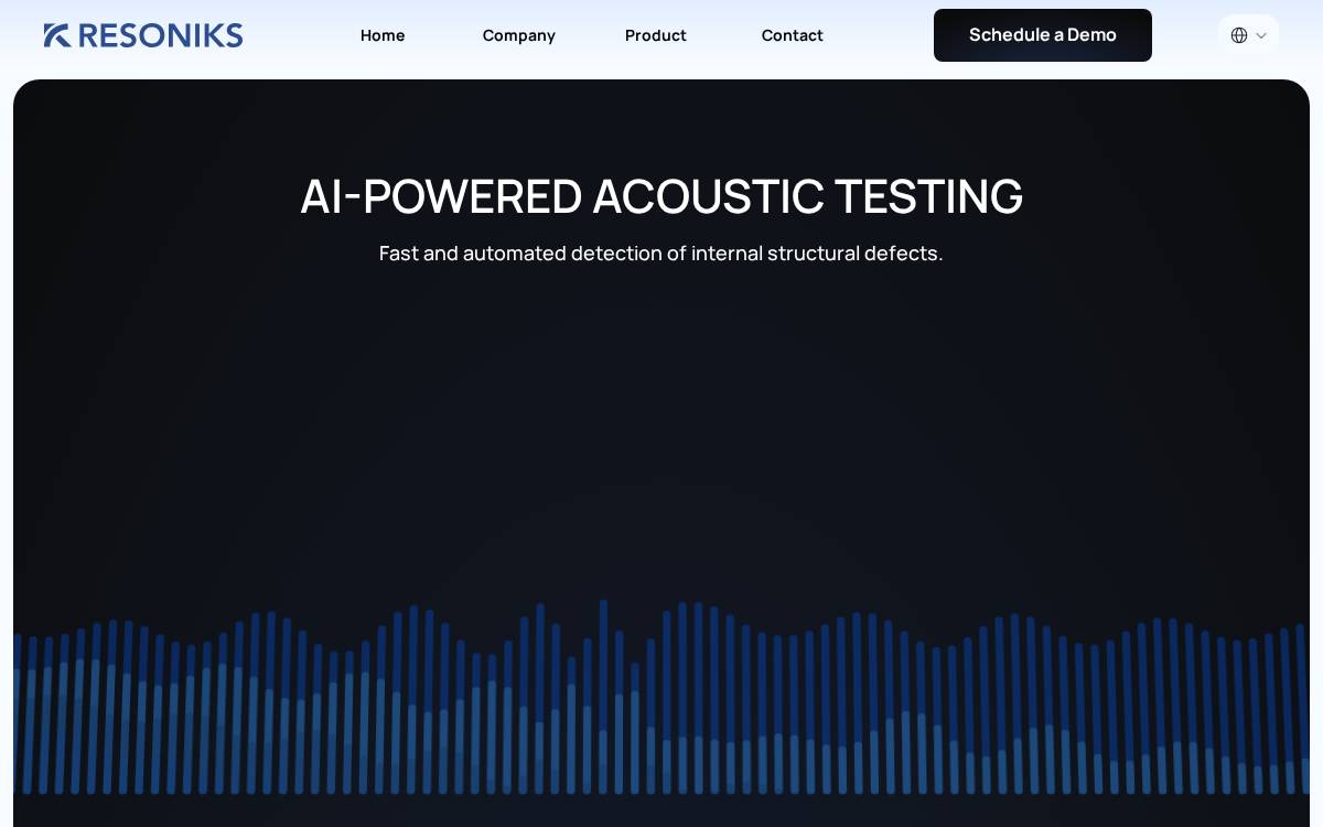 RESONIKS website preview