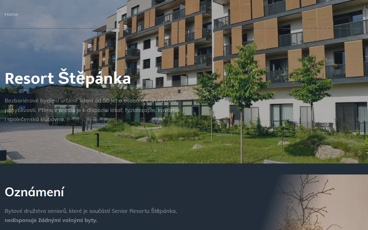 Resortstepanka website preview