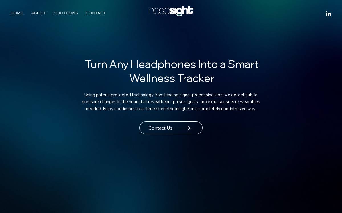 ResoSight website preview