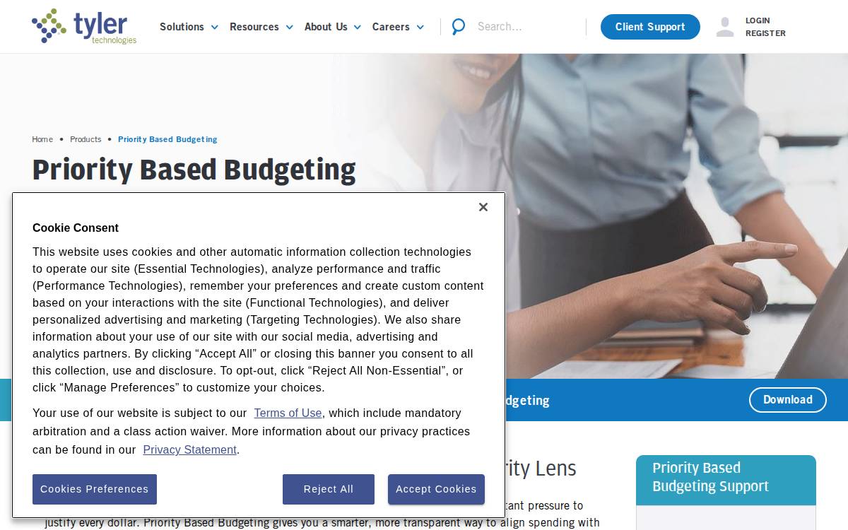 ResourceX website preview