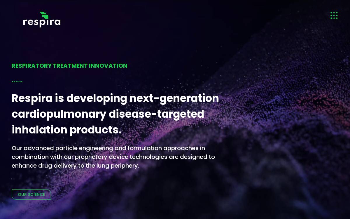 Respira website preview