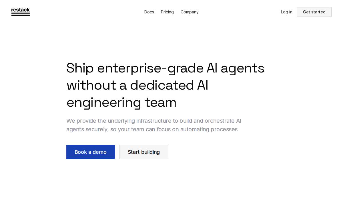 Restack website preview