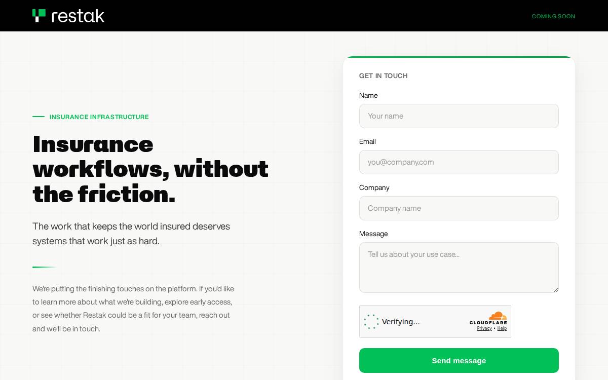Restak website preview