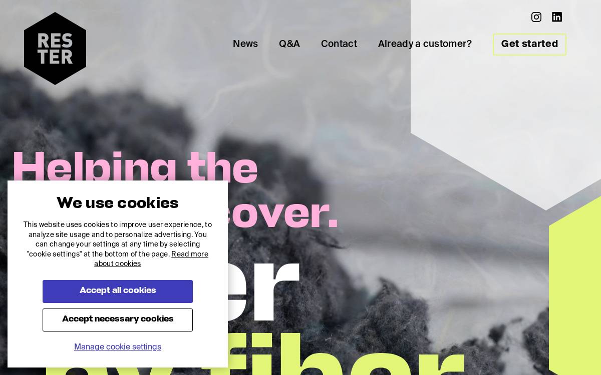 Rester Oy website preview